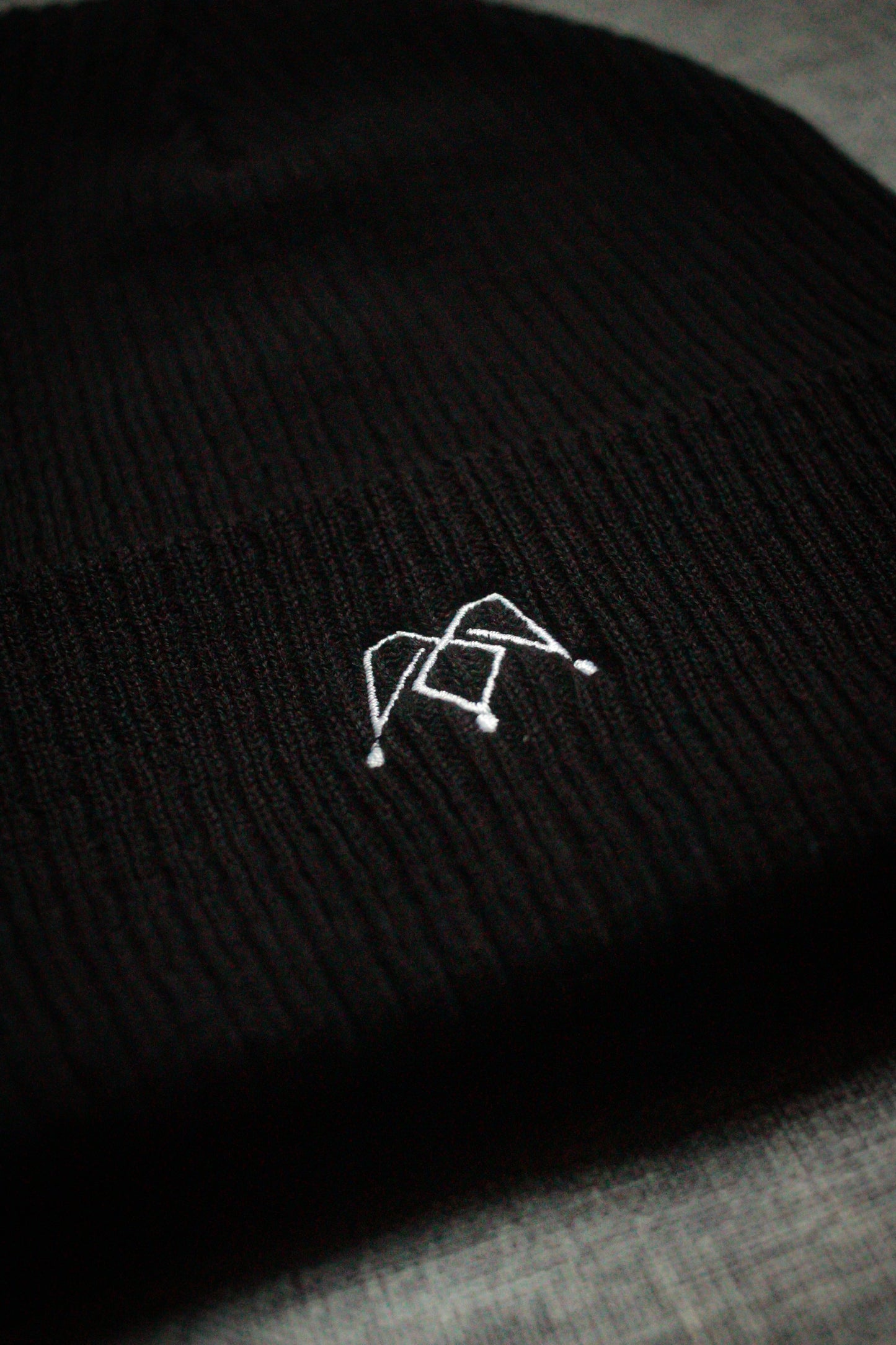 Organic ribbed beanie