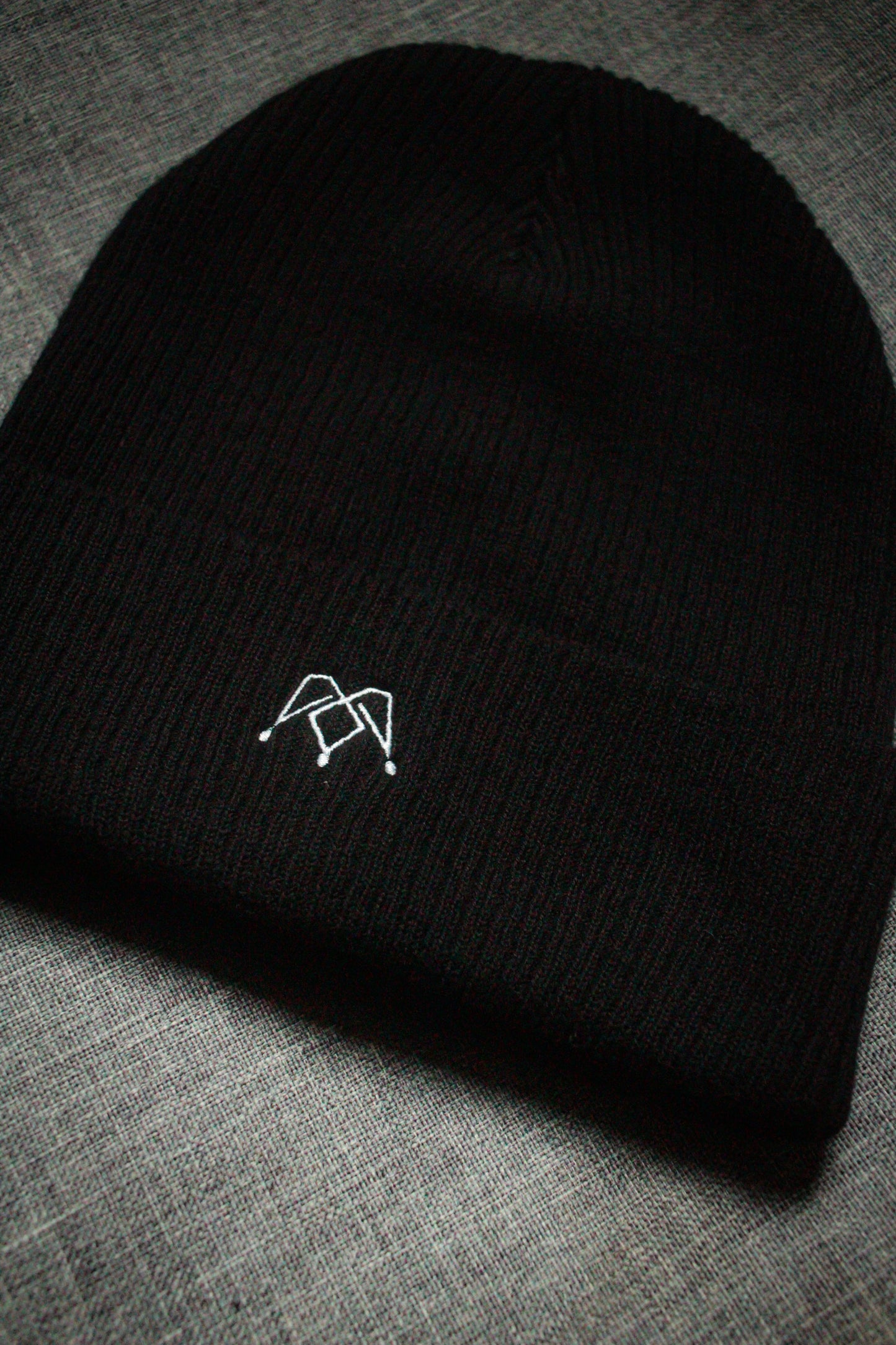 Organic ribbed beanie