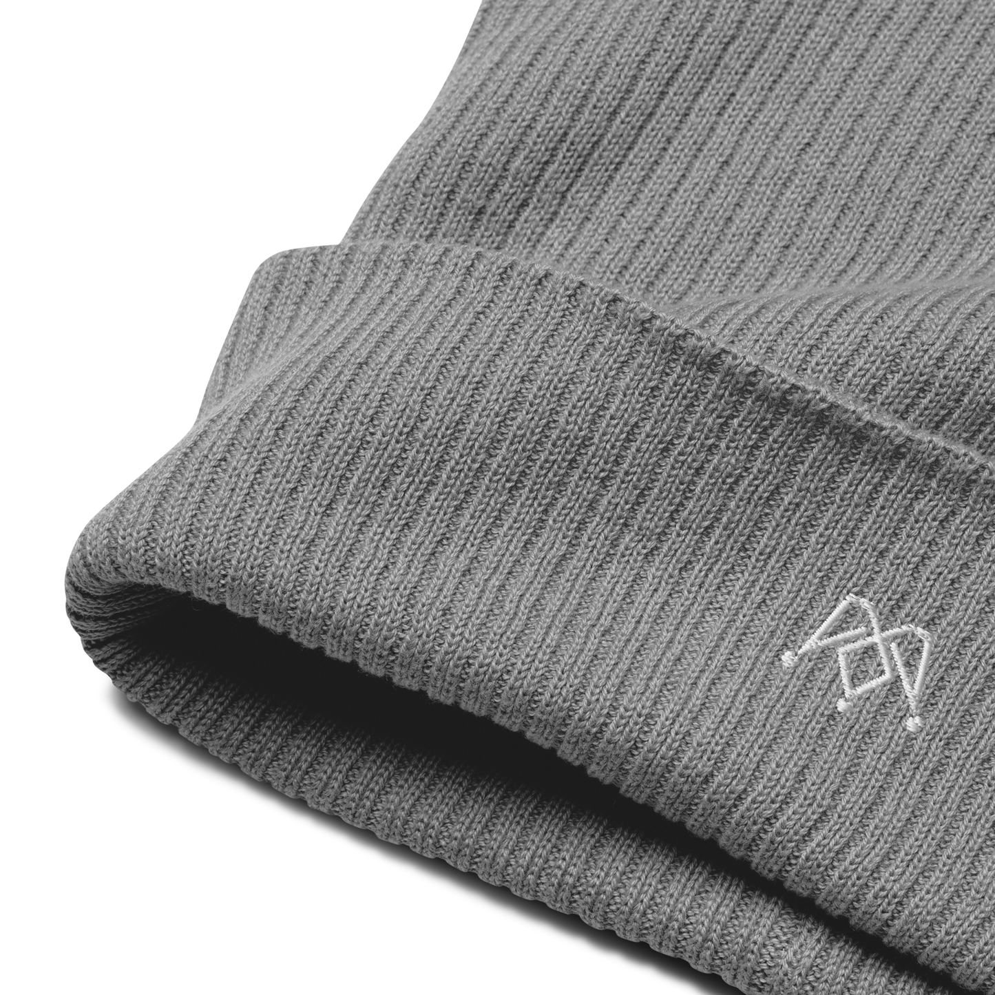 Organic ribbed beanie