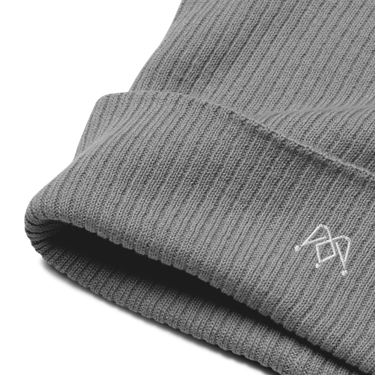 Organic ribbed beanie